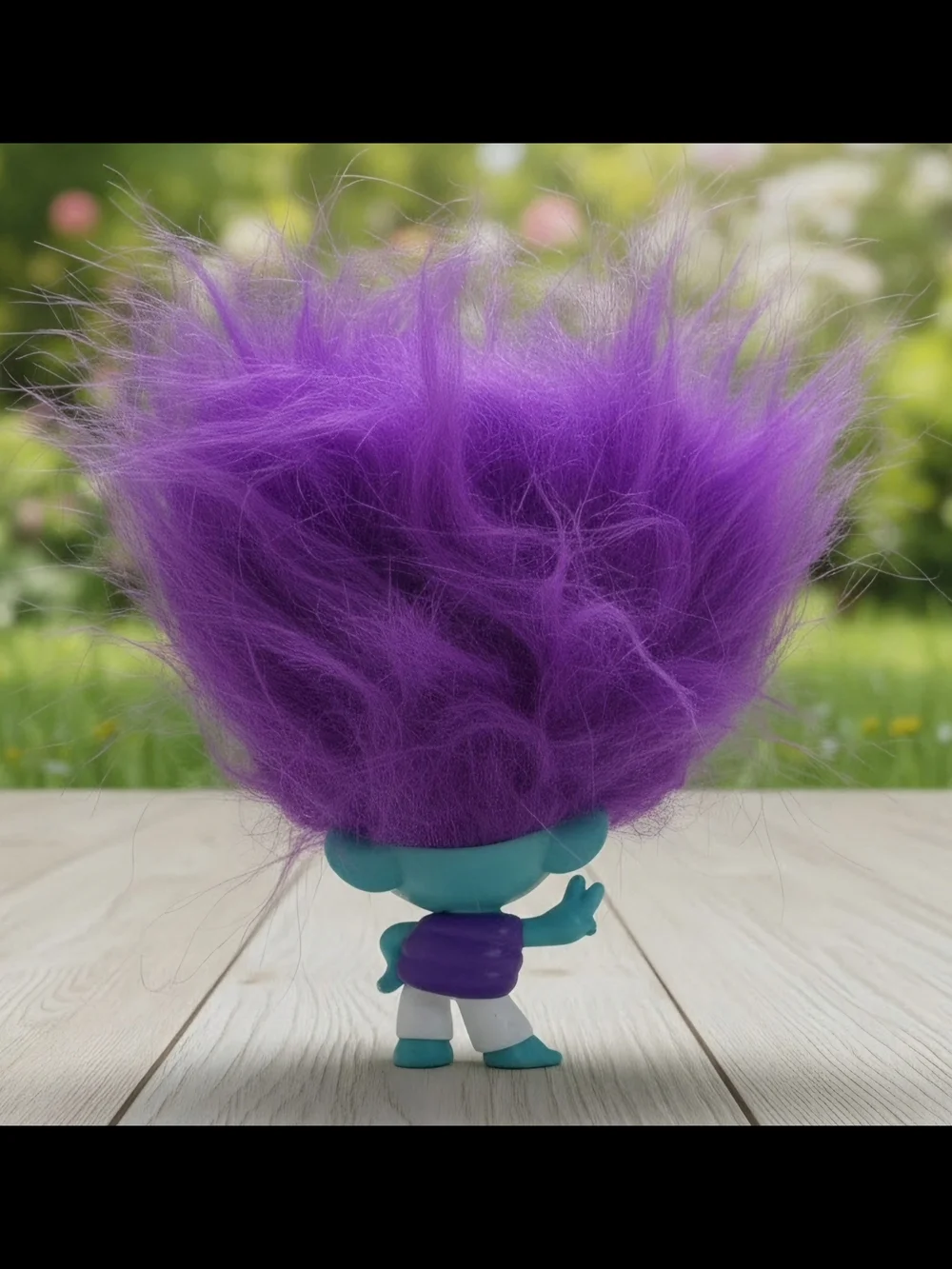 DreamWorks Trolls Band Together Branch  Rainbow Pom Poms Keychain